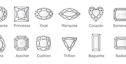 Formas de diamantes